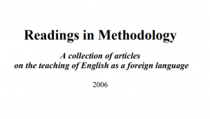 Articles on the teaching of English