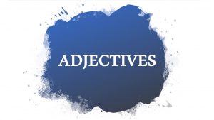 adjectives worksheet